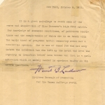 Harriet B. Laidlaw, suffrage leader, recommending EF as a speaker Harriet B. Laidlaw, suffrage leader, recommending EF as a speaker