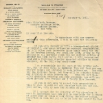 Letter from Agent William B. Feakins to EF engaging her as a speaker Letter from Agent William B. Feakins to EF engaging her as a speaker