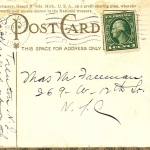 EF postcard to mother, notes strain among hikers, grumbling over press coverage EF postcard to mother, notes strain among hikers, grumbling over press coverage