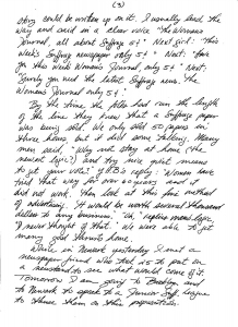 Elisabeth Freeman to Agnes E. Ryan, p3