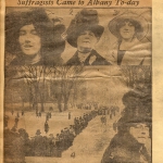 Suffragettes Came to Albany To-day