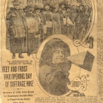 General Rosalie Jones featured as leader of hikers, Newark NJ General Rosalie Jones featured as leader of hikers, Newark NJ