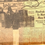 Full page spread in the Philadelphia Sun showing route of march to Washington, part 2 Full page spread in the Philadelphia Sun showing route of march to Washington, part 2
