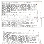 Letter from Elisabeth Freeman to her mother while traveling on train to Texas Letter from Elisabeth Freeman to her mother while traveling on train to Texas